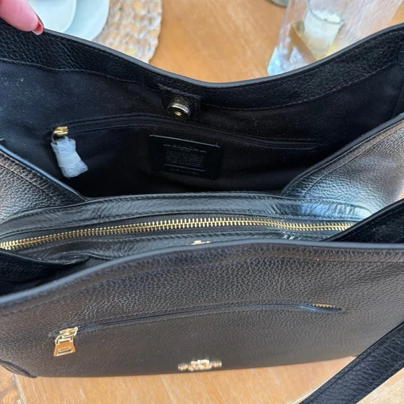 Coach Black Kristy Shoulder Bag - Picture 5 of 7